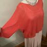 Pink/peach knit top. Size S/M Image 2