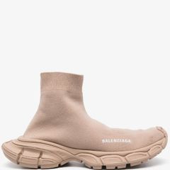 Authentic Balenciaga Speed Sneakers - Beige - Size EU 37/ UK 4