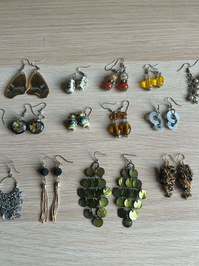 Selection of earrings