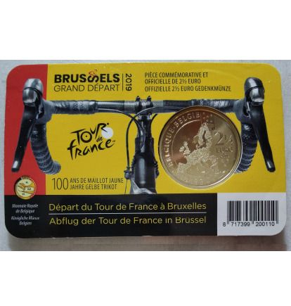 Belgium 2.5 Euro Brilliant Uncirculated Coin 2019 - 100 Years Grand Depart in Brussels