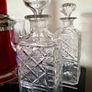 Cocktail Set with lead hand cut crystal glasses & grape glass dispenser Image 6