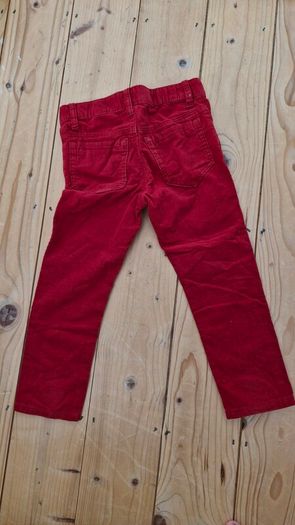 H&M red cord trousers, age 4-5