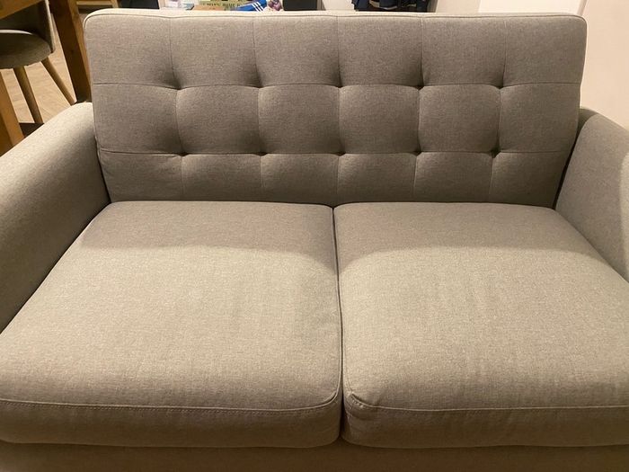 2 Seater Light Grey