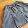 Cute GAP Girls Denim Stiched Skirt Age 3 Yrs Image 3