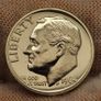 USA United States 1964 Silver Roosevelt Dime Beautiful Gem Proof Image 2