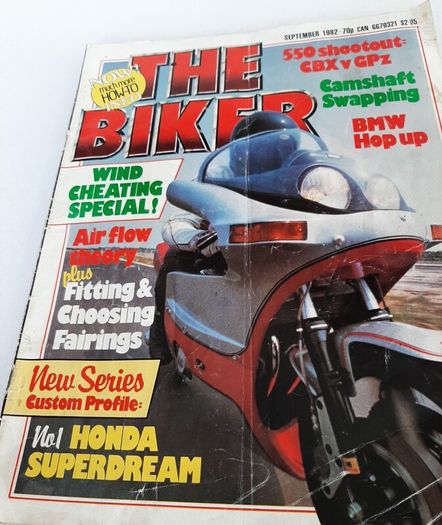Vintage biker magazine 1982