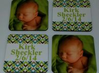 main image for ad Personalised Coasters set of 4 with your own images on it!