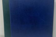 Pair of Kesteral Cover Albums in Green and blue Wine 4-ring album with 10 first day cover/ postcard/ banknote pages.
