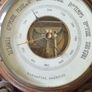 Large wooden, richly carved French barometer Image 2