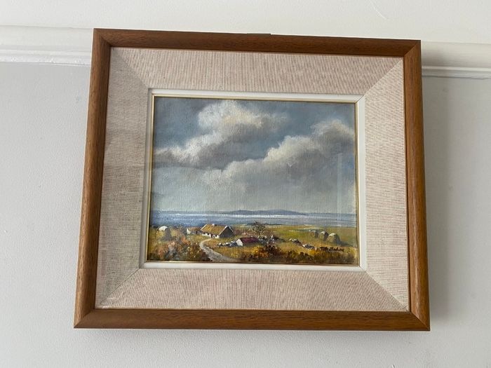 Oil painting Thatch cottage Clifden
