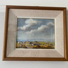 Oil painting Thatch cottage Clifden