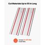 1397 mm Cutting Range, Kit Includes 2 x 698.5 mm Aluminum Extruded Guide Rails and 1 Connector, Compatible with Makita, Festool & WEN Track Saws, for Woodworking Projects Image 3