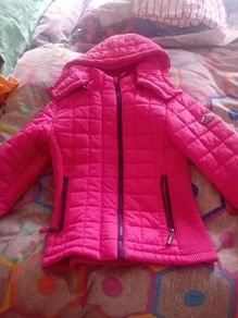 ladies casual pink superdry jacket. Size x-small