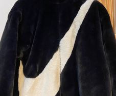 Nike faux fur winter coat original limited edition