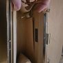 Primark Gold/Nude Glitter Clutch Bag Image 3
