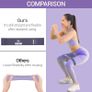 FREE EXPRESS SHIPPING Resistance Bands Set for Men and Women, Pack of 5 Different Resistance Levels Elastic Band for Home Gym Long Exercise Workout Great Fitness Equipment for Training, Yoga  Free Carrying Bag Image 2