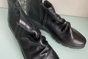 BNWT Leather Boots, Size 4