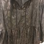 Black light sparkly dress with tassel detail (XS) Image 3