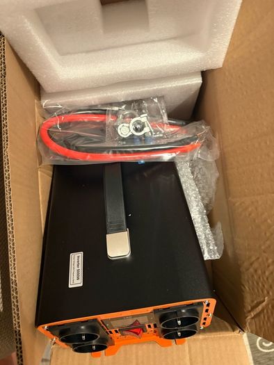 power Inverter pure wave 5000w 12v to 220v eu socket or 3 pin adapter soket also