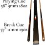 Playing Cue, Break Cue & Case Image 5