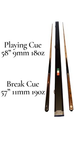 Playing Cue, Break Cue & Case