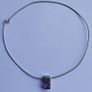 Vintage Amethyst and Sterling Silver 925 Cocktail Pendant 16" Chain - 10,5g Image 3