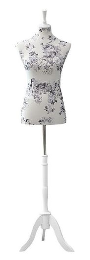 New Womens Tailors Bust Dummy (Floral A) - FREE Delivery