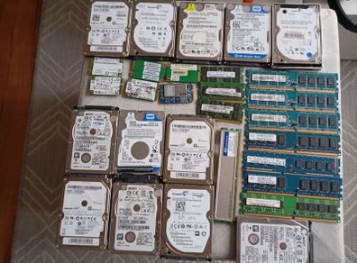 Hard drive, ram