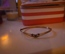 Rolled gold bangle