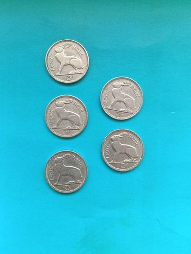 Irish 6 pence coins date run