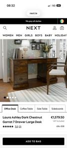 Laura Ashley Chestnut Desk