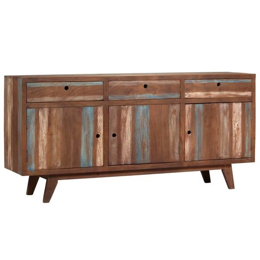 Sideboard Solid Wood Vintage 145x40x75 cm