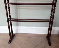 Antique towel rack