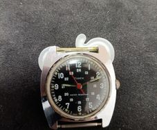 Vintage Timex Wind Up Mechanical Rope Wrist Watch
