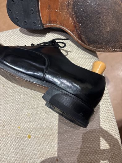 Sanders Andy Calf Skin Leather Oxford Laced Shoes - Size 10