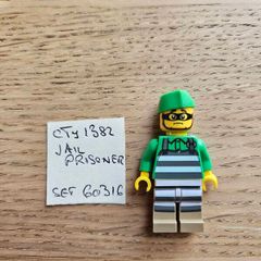 lego cty1382 jail prisoner, set 60316