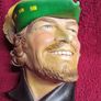 Vintage Robin Hood Chalkware Head Image 5