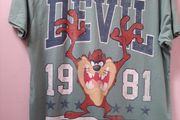 New Tasmanian Devil tee shirt tag attached
