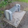 Granite Garden Bench Image 2