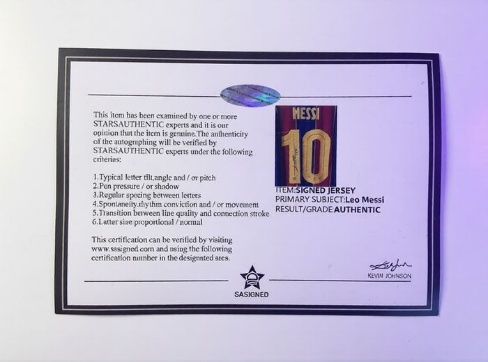 Signed Messi Barcelona 2020/21 Home Jersey - New with COA
