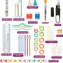 NEW SALE | Crochet Hooks Set 100 PCS - Aluminium Crochet Hook Set in Various Sizes with Plastic Knitting Needles, Stitch Holders & Other Knitting Accessorie Image 2