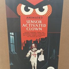 sensor activated clown