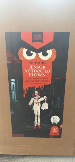 sensor activated clown