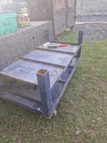 Steel heavy duty trolley