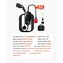 Mobile Wallbox, 11 kW 16A, Type 2 Portable EV Charger, 3 Phase Electric Vehicle Car Charger with 8 m Charging Cable, CEE16 Plug, LCD Screen, Adjustable EV Charging Station, IP66 Control Box Image 6