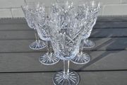 Vintage Set Of 6 Waterford Crystal Wine Glasses