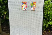 Extra Large Peg Board Shop Display / Work Shop Diy Tools Tidy Unit