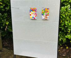 Extra Large Peg Board Shop Display / Work Shop Diy Tools Tidy Unit