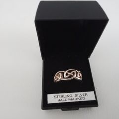 Men's/ Women's Celtic Design Silver Ring.