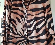 River Island Animal Print Shirt UK 8 - January Clearance